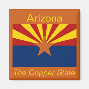 imán de bandera de Arizona