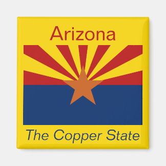 imán de bandera de Arizona