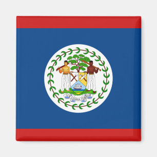 imán de bandera de Belice