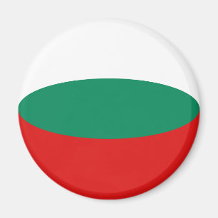 Imán de bandera de Bulgaria de ojo de pez