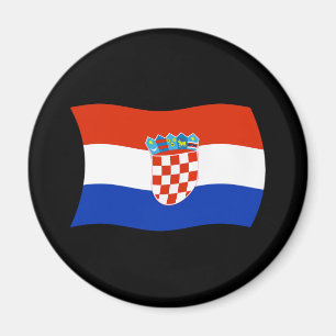 imán de bandera de Croacia