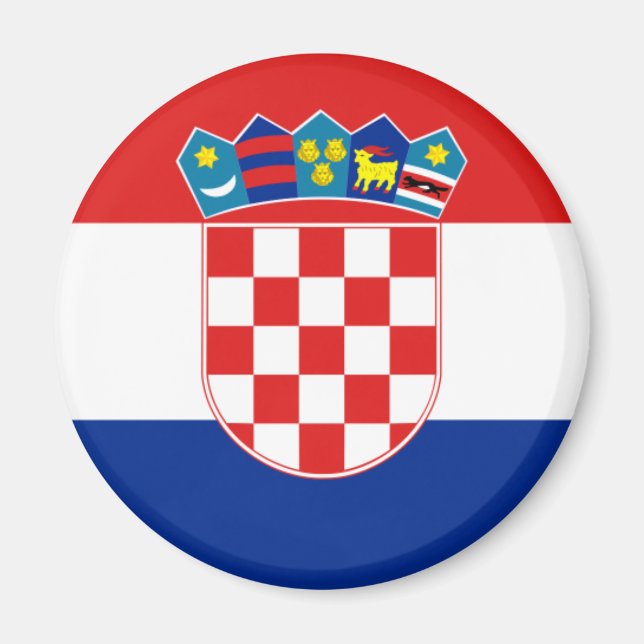 imán de bandera de Croacia (Frente)