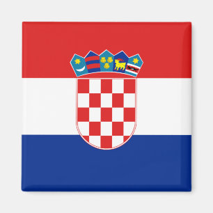 imán de bandera de Croacia
