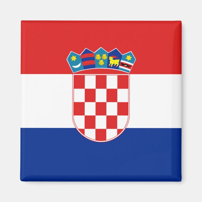 imán de bandera de Croacia (Frente)