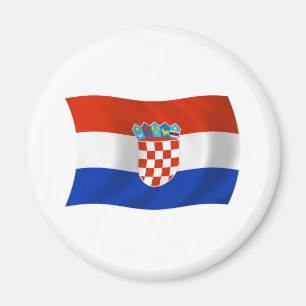 imán de bandera de Croacia