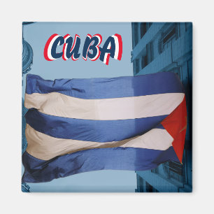 imán de bandera de Cuba