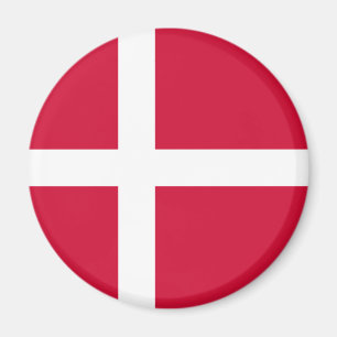 imán de bandera de Dinamarca