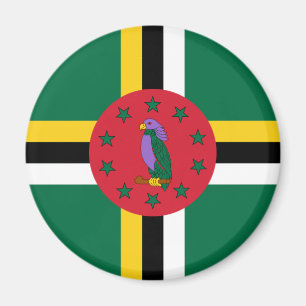 Imán de Bandera de Dominica