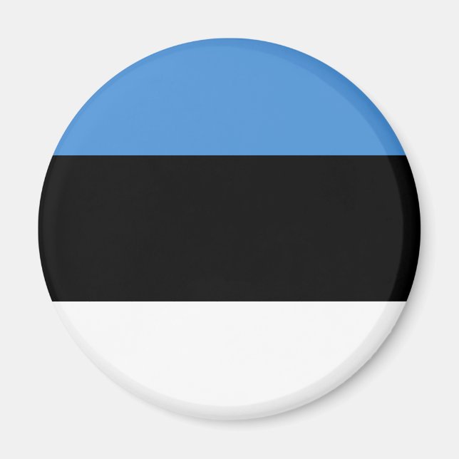 imán de bandera de Estonia (Frente)