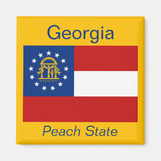 imán de bandera de Georgia