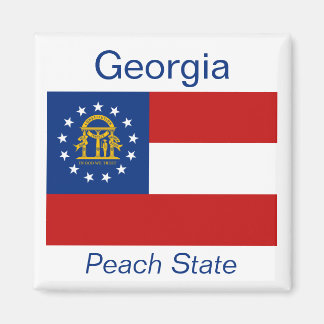 imán de bandera de Georgia
