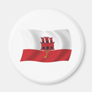 Imán de bandera de Gibraltar