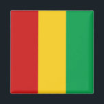 Imán de Bandera de Guinea-Conakry<br><div class="desc">Imán decorativo con la bandera de Guinea-Conakry - Personalizar: ajusta imágenes; agrega un nombre/lema para regalos personales; agrega un logo de empresa/club para artículos promocionales © 2008 FlagAndMap.</div>