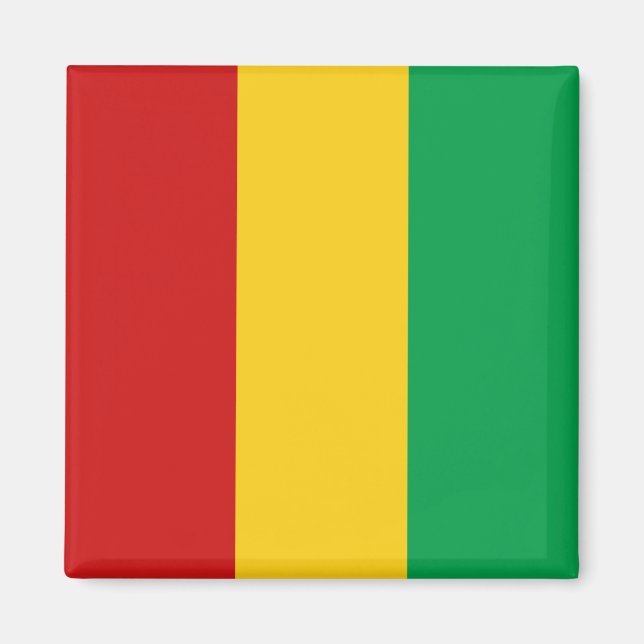 Imán de Bandera de Guinea-Conakry (Frente)