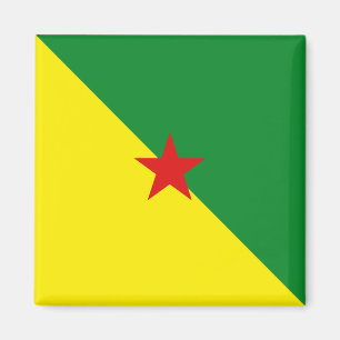 imán de bandera de Guyane