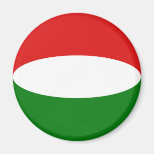 Imán de bandera de Hungría ojo de pez