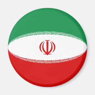 Imán de bandera de Irán ojo de pez