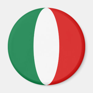 Imán de bandera de Italia ojo de pez