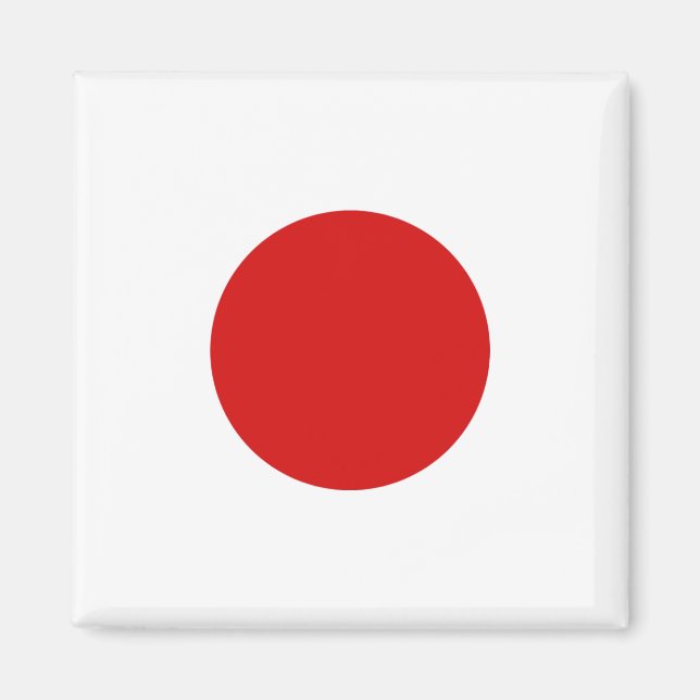 imán de bandera de Japón (Frente)