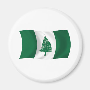 imán de bandera de la isla de Norfolk