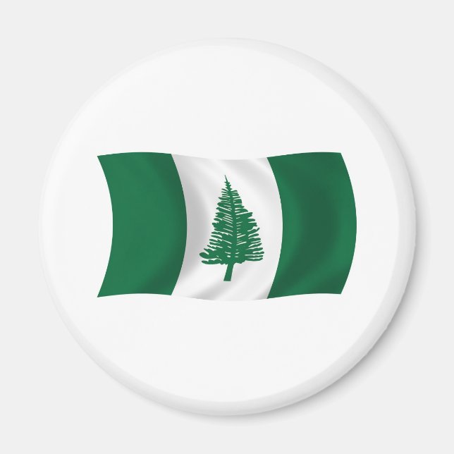 imán de bandera de la isla de Norfolk (Frente)