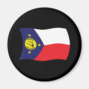 Imán de bandera de la Isla Wake