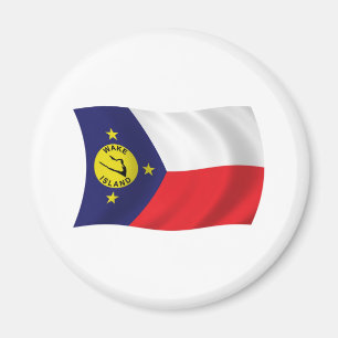 Imán de bandera de la Isla Wake