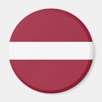 imán de bandera de Letonia
