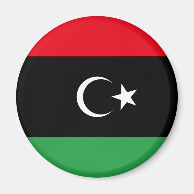 imán de bandera de Libia (Frente)