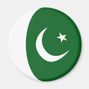Imán de bandera de Pakistán ojo de pez
