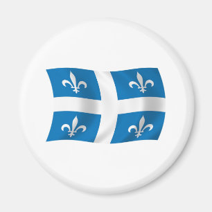 Imán de bandera de Quebec