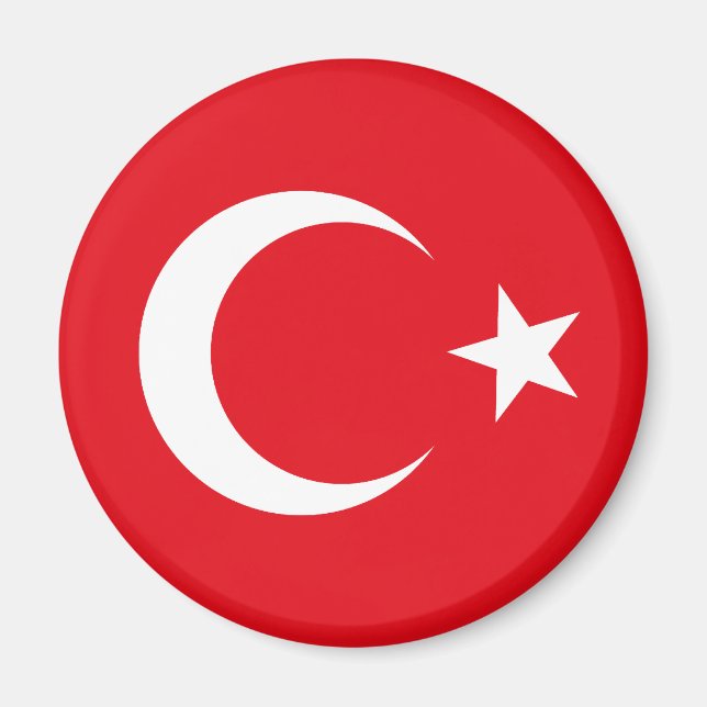 imán de bandera de Turquía (Frente)