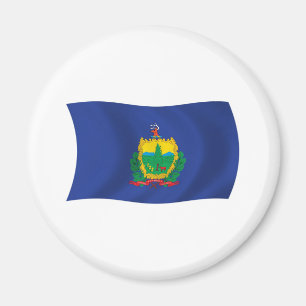 imán de bandera de Vermont