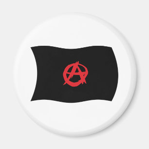 Imán de bandera del movimiento anarquista