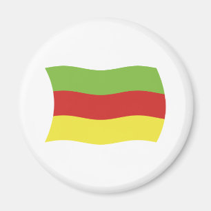 Imán de bandera del pueblo Bodos