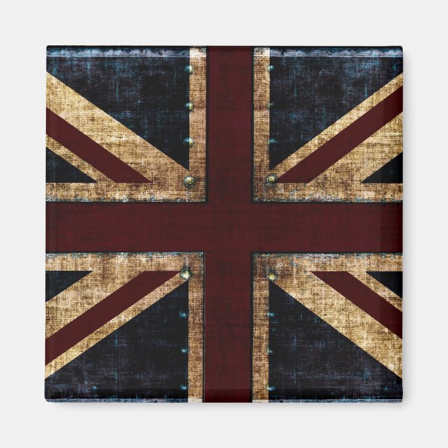 imán de bandera del Reino Unido (Frente)