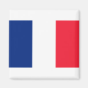 Imán de bandera francesa