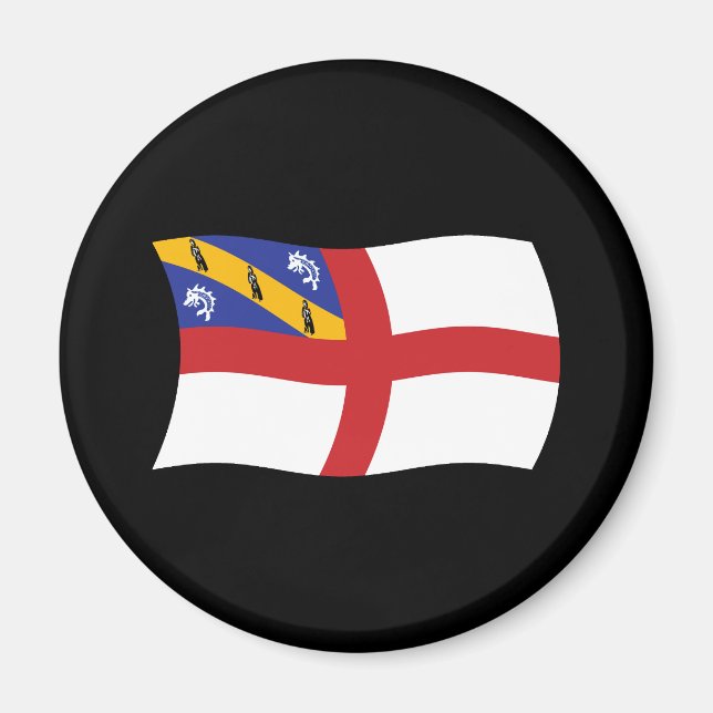 Imán de bandera herm (Frente)