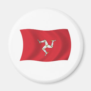 Imán de banderas de la Isla de Man