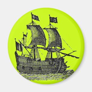 Imán de Barco Pirata