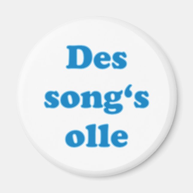 Imán de Baviera bávara song's dicho olle bávaro (Frente)