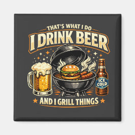 Imán de Bebo Cerveza y Asó Cosas