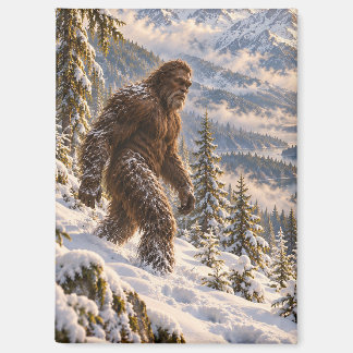 Imán de Bigfoot de Invierno Profundo