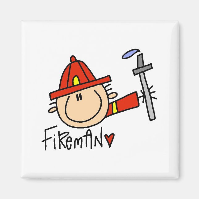 Imán de Bombero (Frente)
