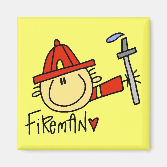 Imán de Bombero (Frente)