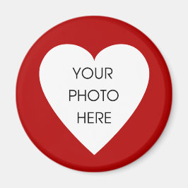 Imán de borde de corazón - Plantilla