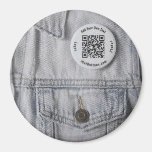 Imán de botón personalizado de 3 pulgadas