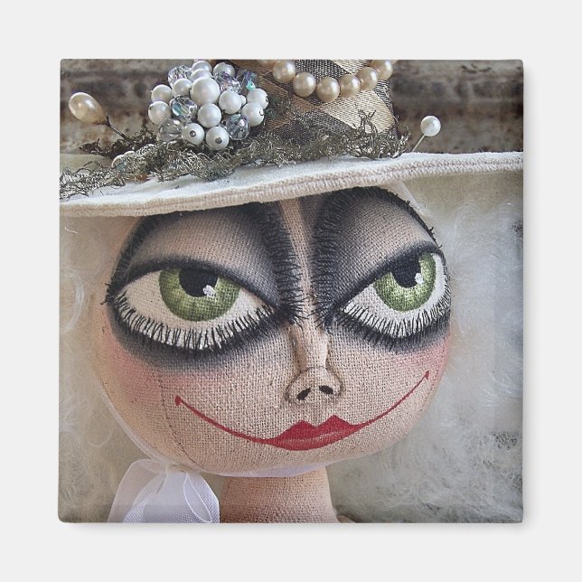 Imán de bruja blanca (Frente)