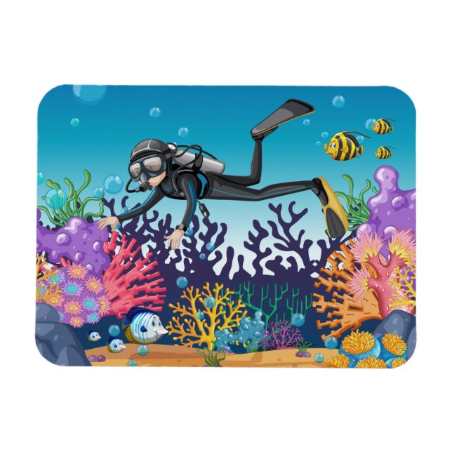 imán de buceo de Scuba (Horizontal)