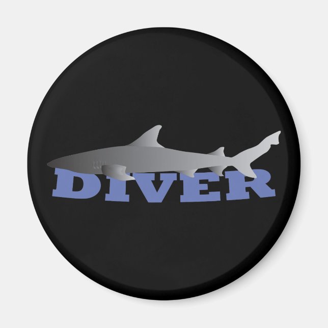 Imán de buceo de tiburones (Frente)